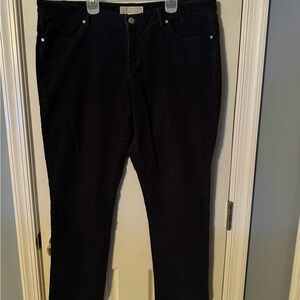 Michael Kors Black Corduroy Pants
